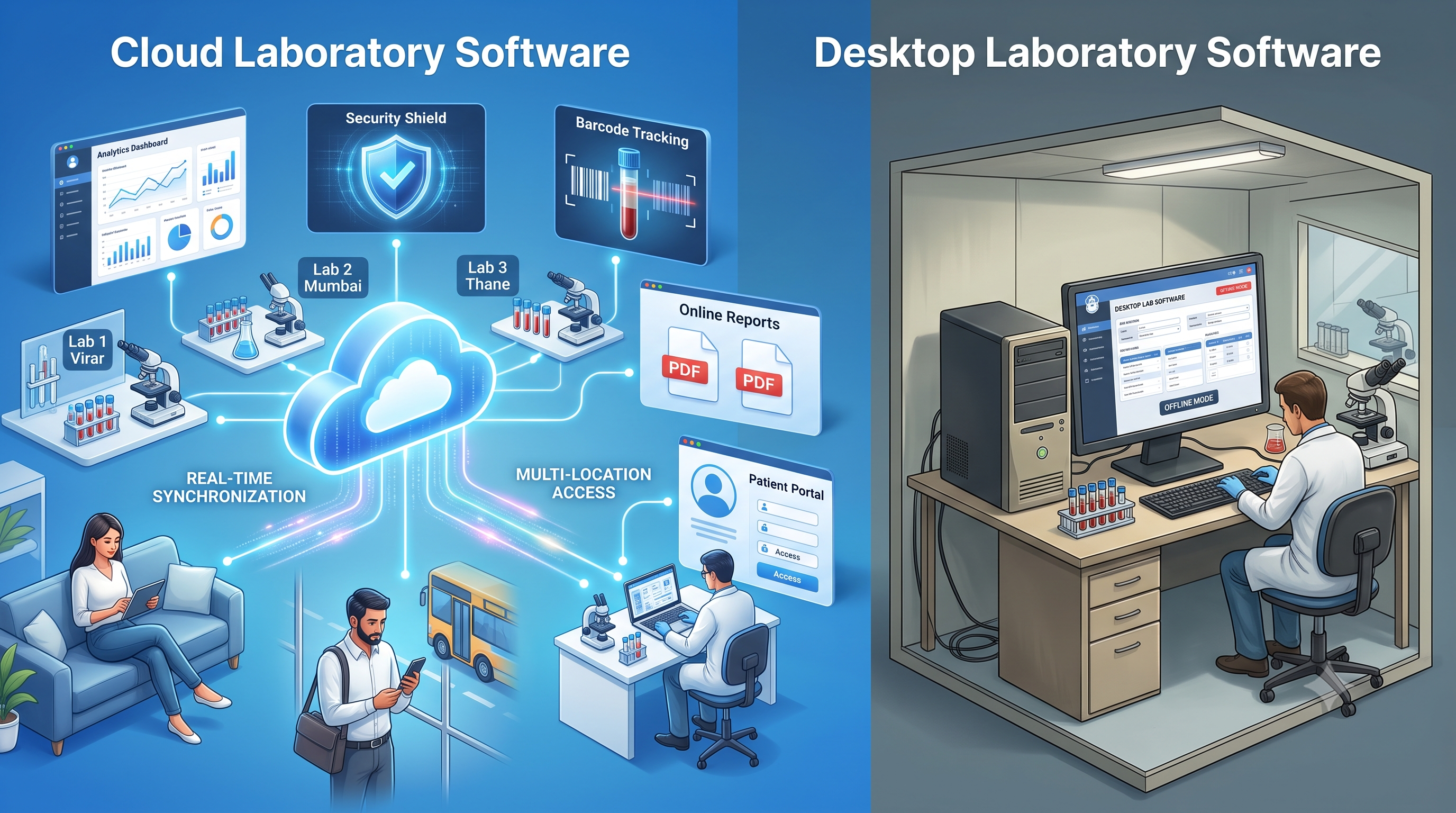 Laboratory Business Growth Dashboard