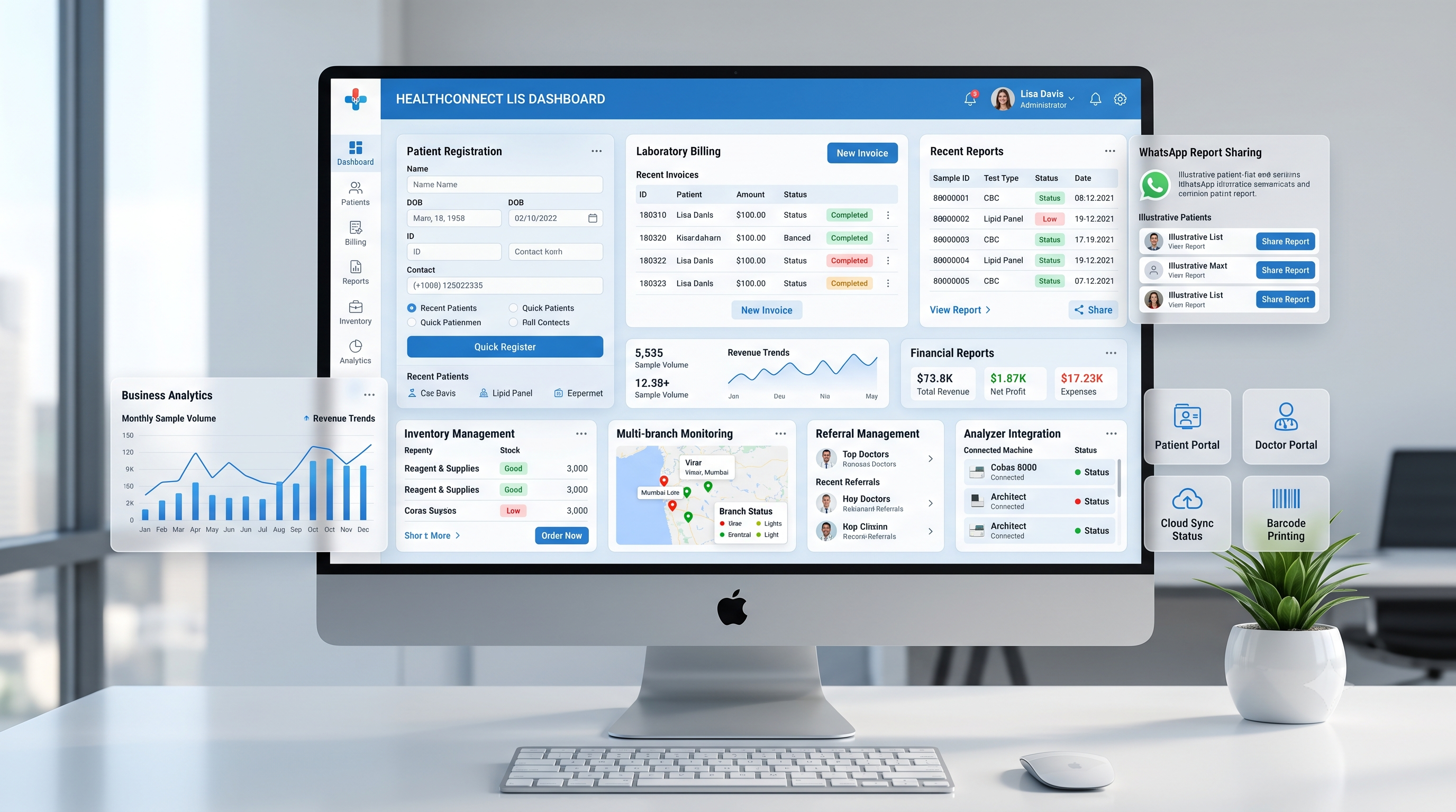 Laboratory Software Dashboard