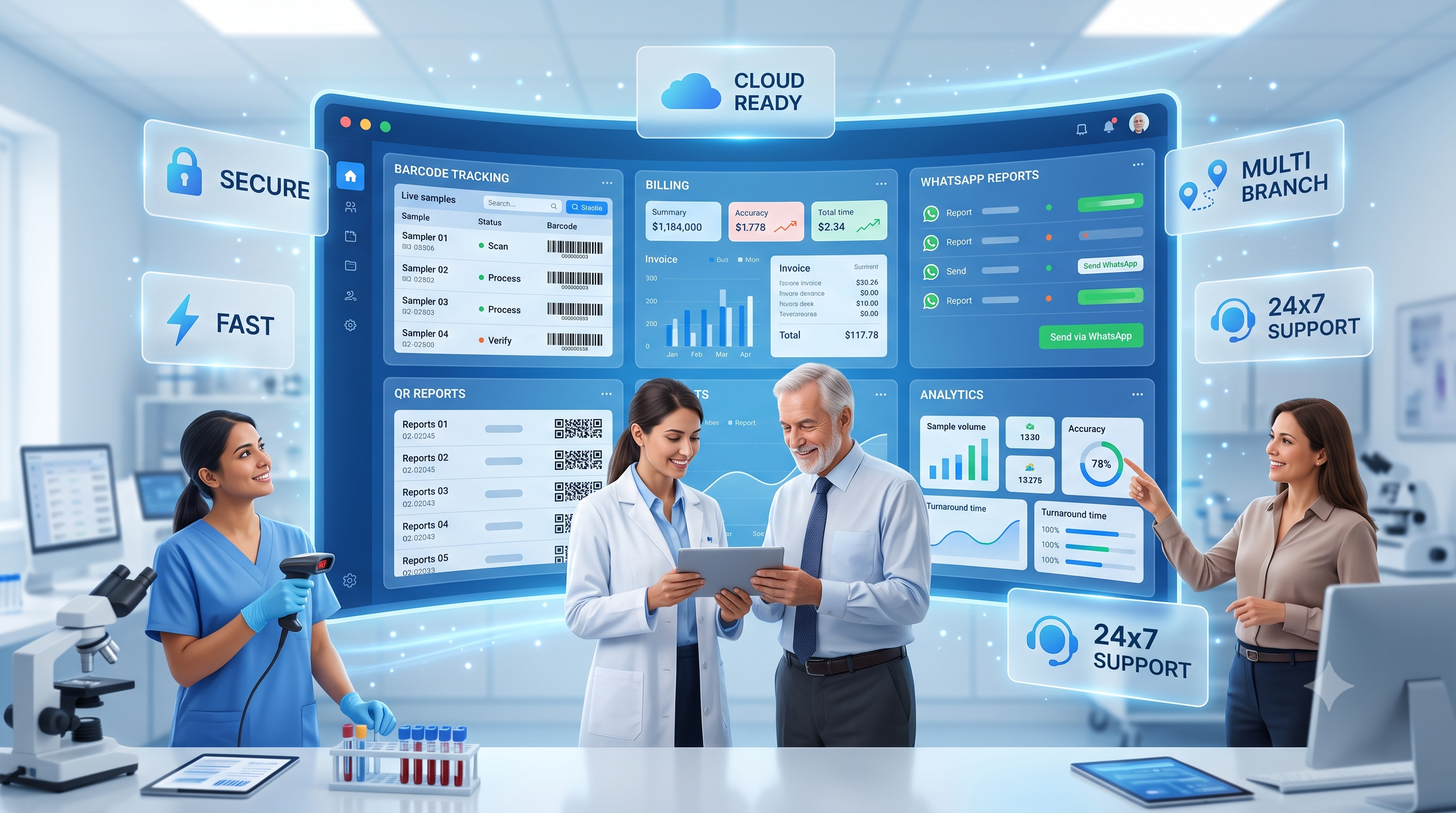 Pathology Lab Management Software - EzeeLab