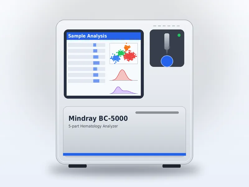 Mindray BC-5000 5-part Hematology Analyzer